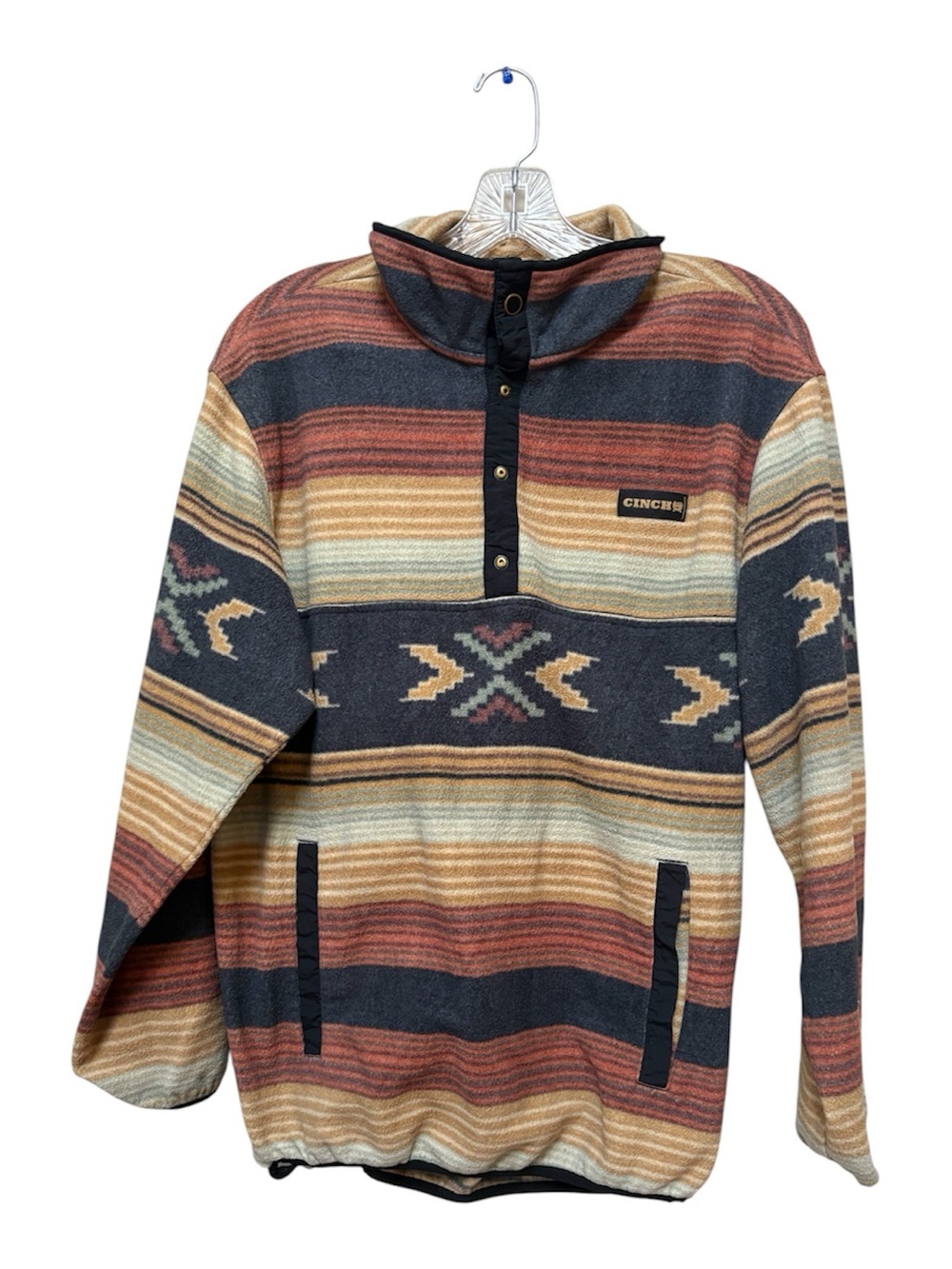 CINCH Small Southwestern Fleece Pullover Western Ranchwear Aztec